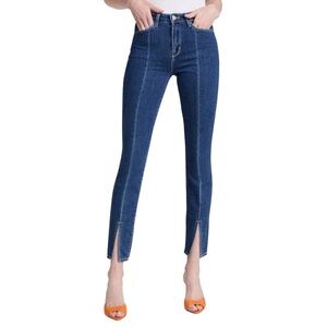 L’AGENCE Margot High-Rise Skinny Jeans Sz 25 Retail Designer Denim Dark Wash NWT
